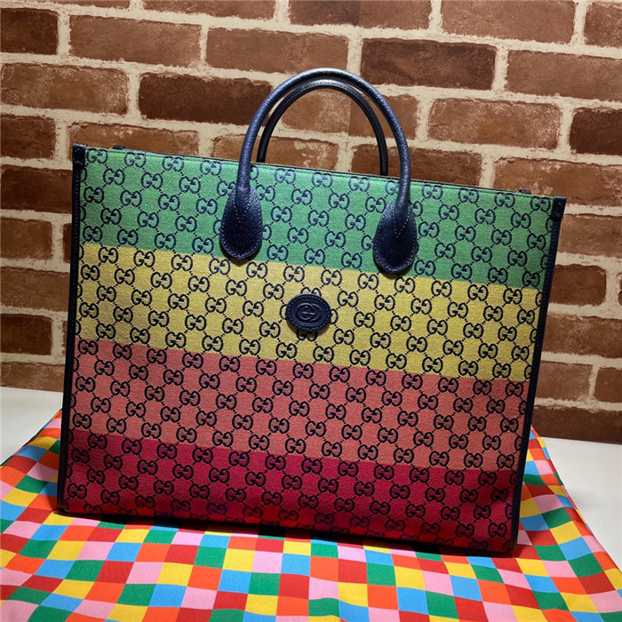GUCCI 구찌 GG 캔버스 라지 토트백 659980