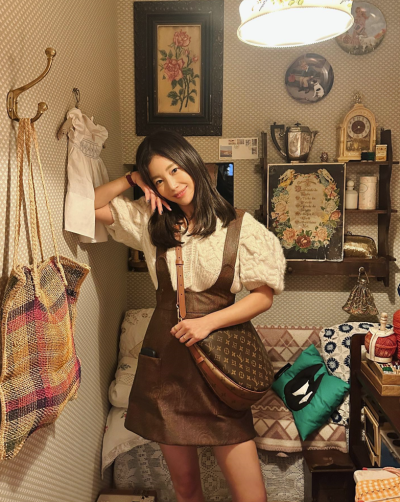 [배우 기은세] LOUIS VUITTON 루이비통 모노그램 루프 호보백 M46311