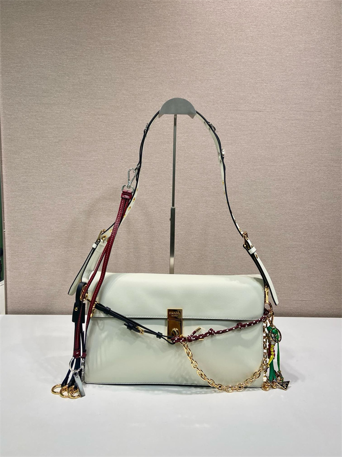 PRADA 프라다 소프트 사운드 라지 숄더백 1BD378 2024/신상 2COLOR