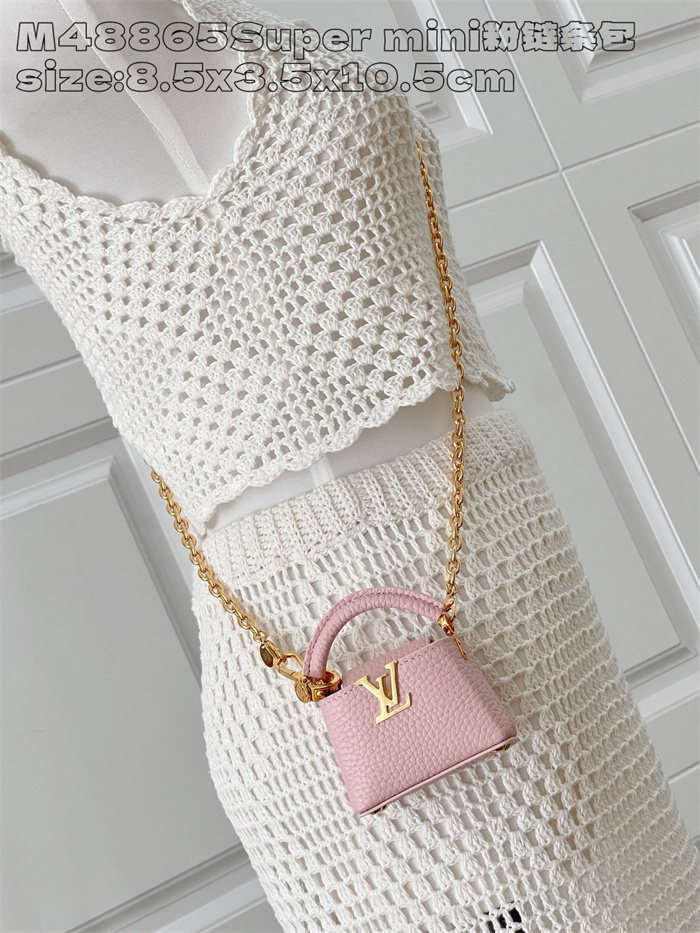 LOUIS VUITTON 루이비통 카퓌신 미니 마이크로백 M48865 2024/신상 3COLOR
