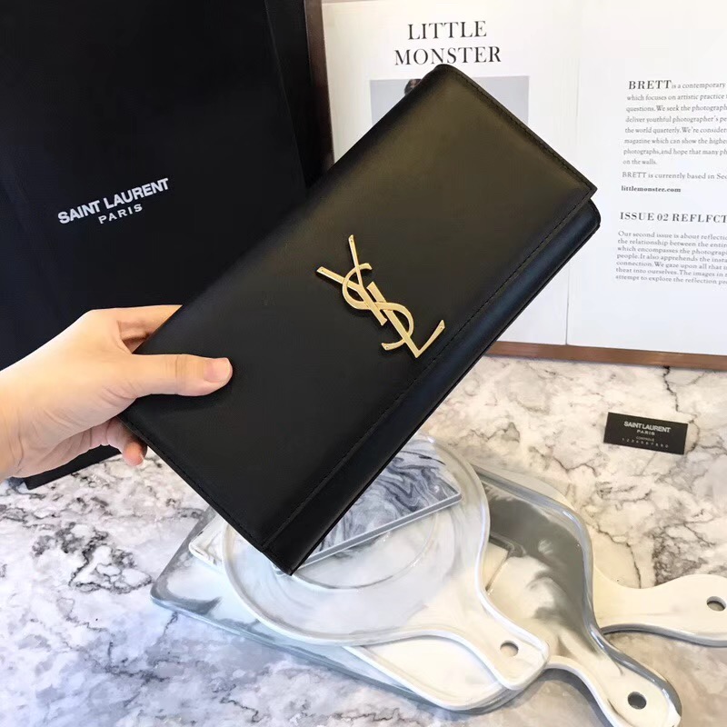 생로랑 YSL로고 클러치 핸드백 27CM Y80910