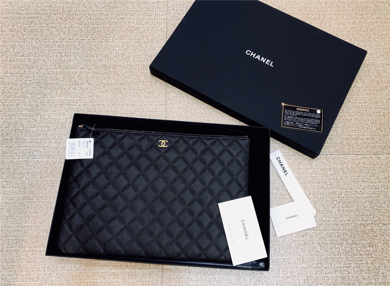  Chanel 샤넬 캐비어 클래식 클러치 27cm , 33cm AS1008
