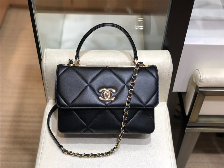 샤넬 탑핸들 플랩백 AS92236-2 /신상