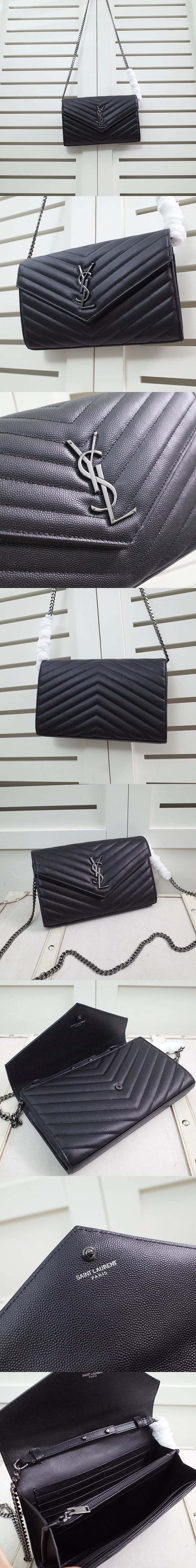 [Yves Saint Laurent]입생로랑 모노그램 마틀라세 숄더백 360452