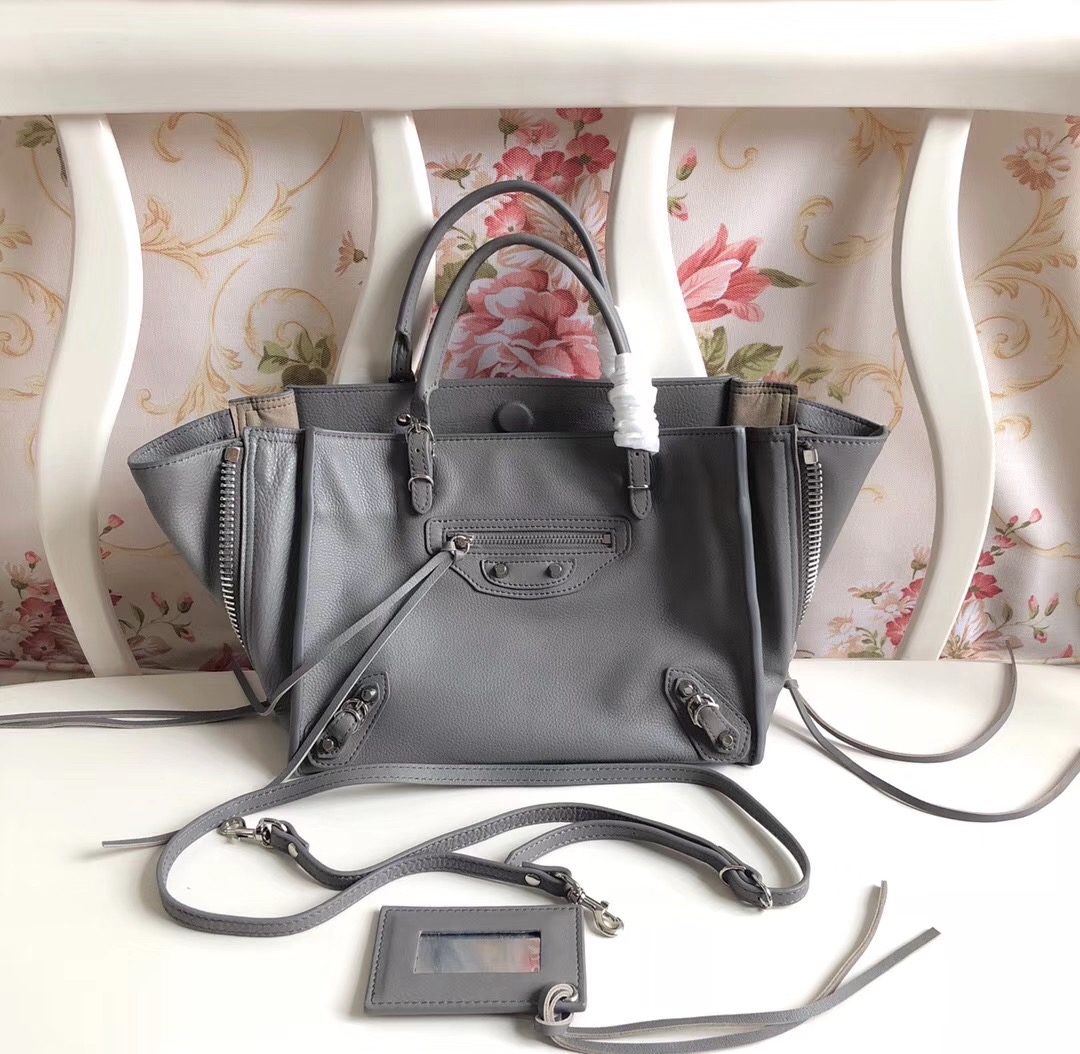 발렌시아가 파피에르백 PAPIER GREY 606A 26CM