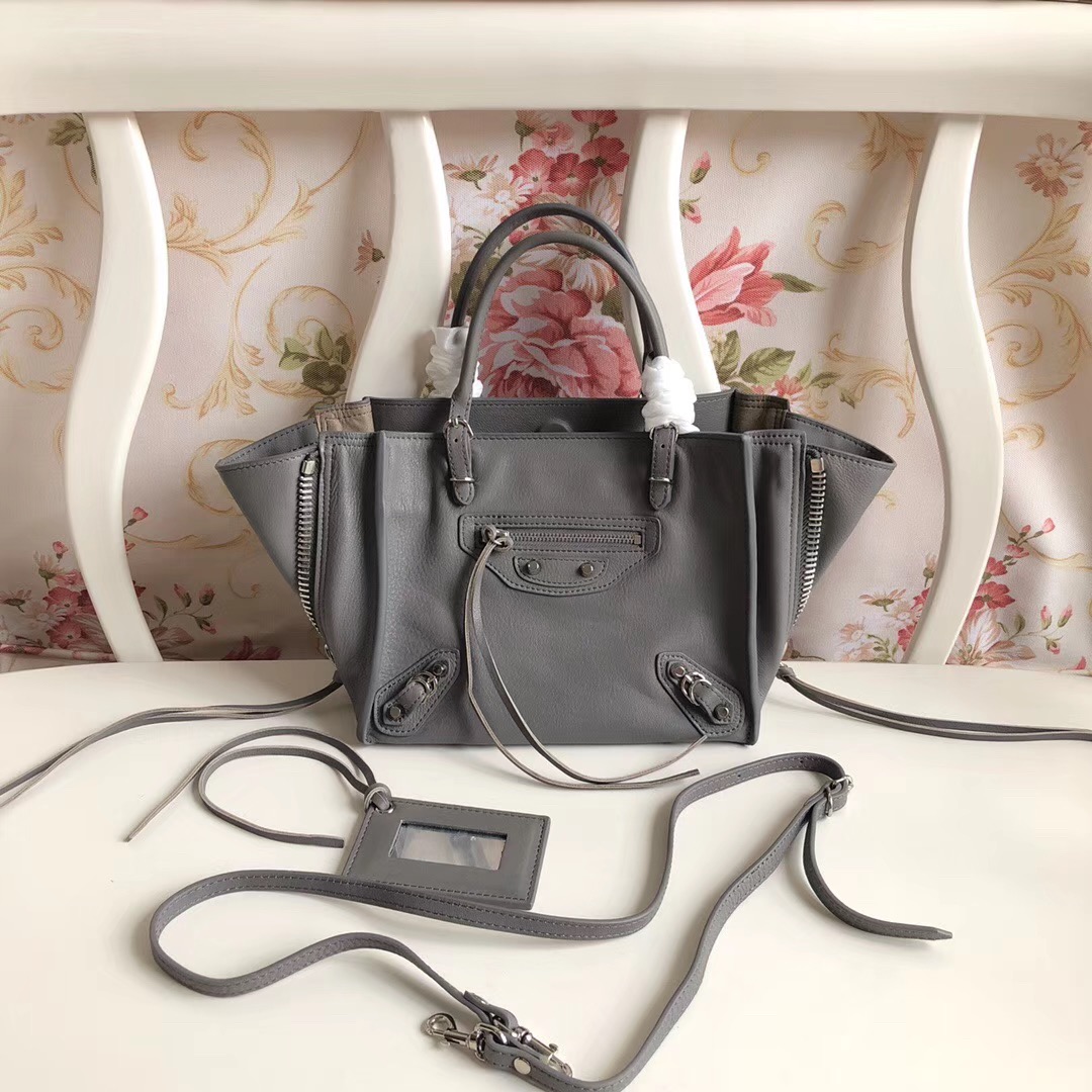 발렌시아가 파피에르 미니 MINI PAPIER GREY 608A 23CM