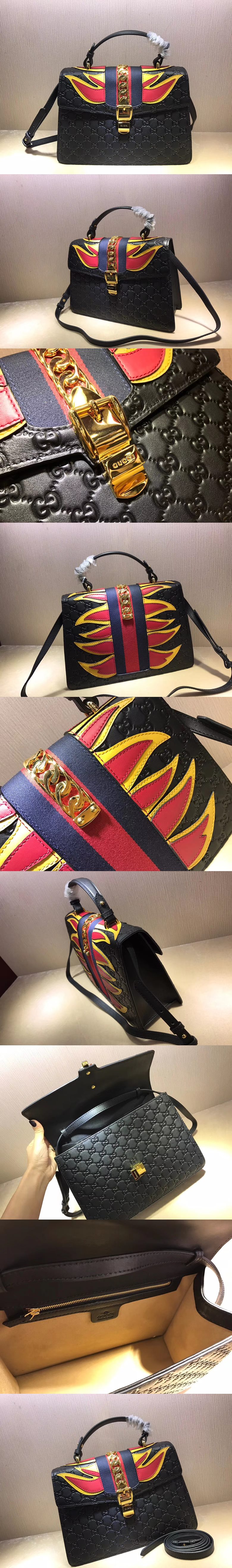 [GUCCI]구찌 실비 탑핸들백 431665-11