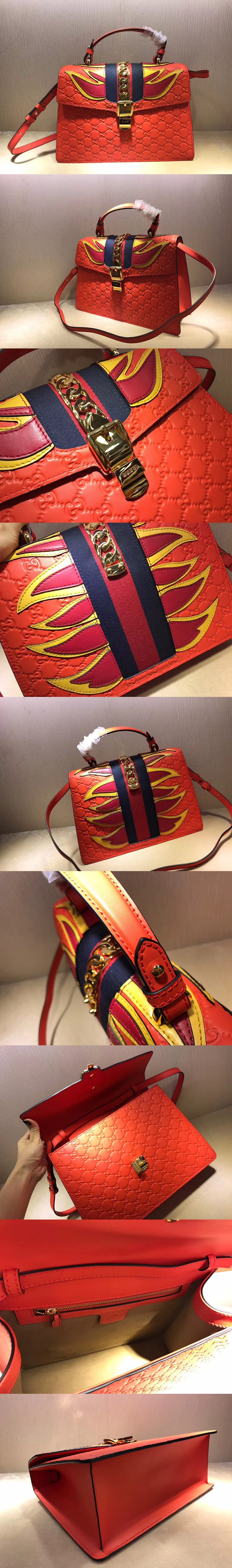 [GUCCI]구찌 실비 탑핸들백 431665-12