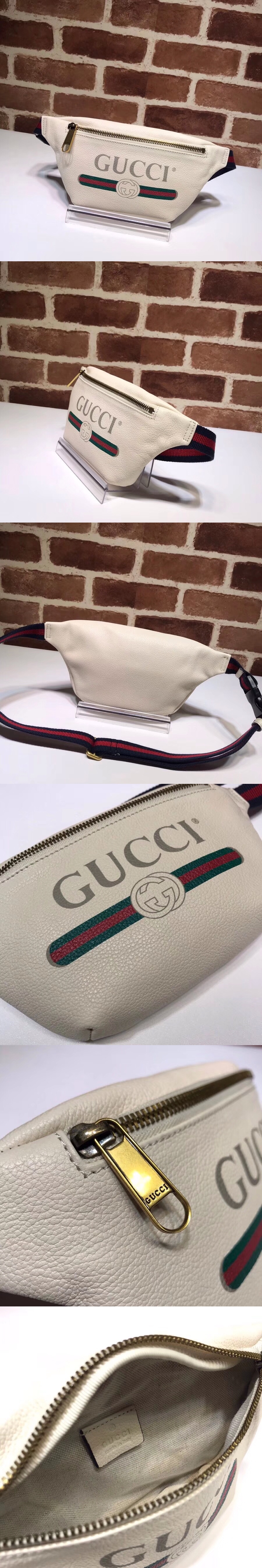 [GUCCI]구찌 프린트 스몰 벨트백