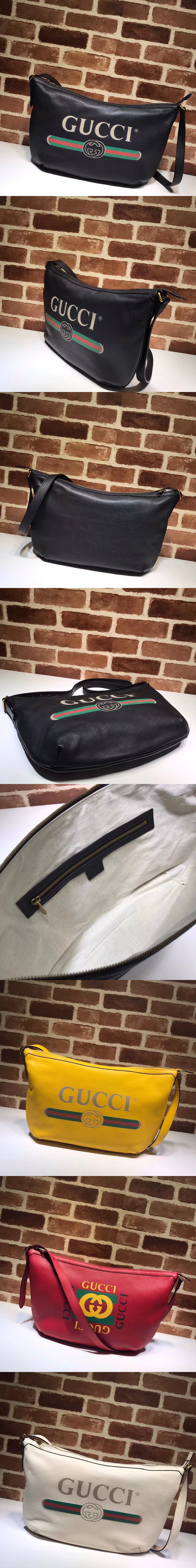 [GUCCI]구찌 프린트 호보백 523588