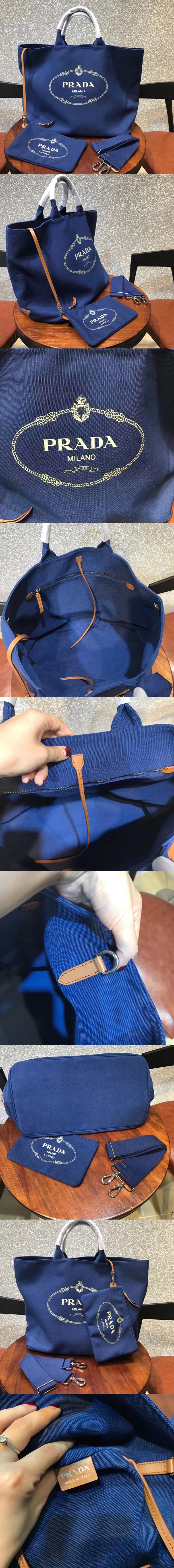 [PRADA]프라다 페브릭 핸드백 1BG161-3