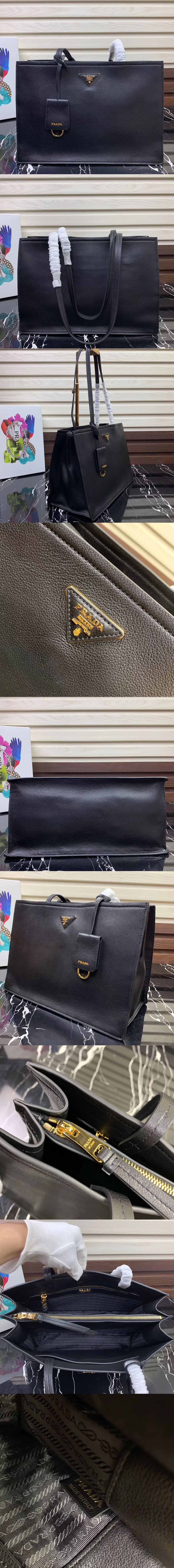 [PRADA]프라다 레더 숄더백 34cm 1BG122-1