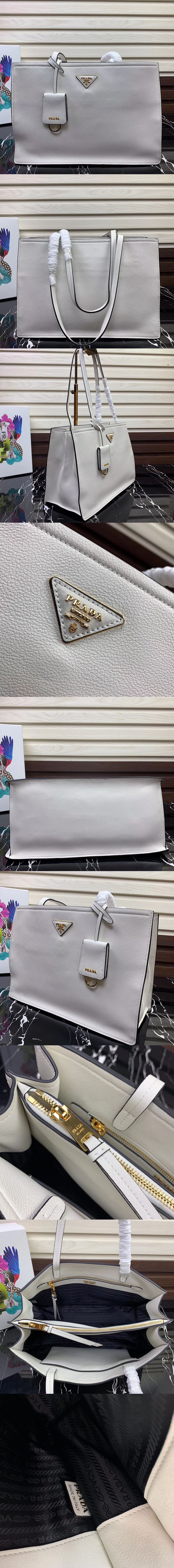 [PRADA]프라다 레더 숄더백 34cm 1BG122-4