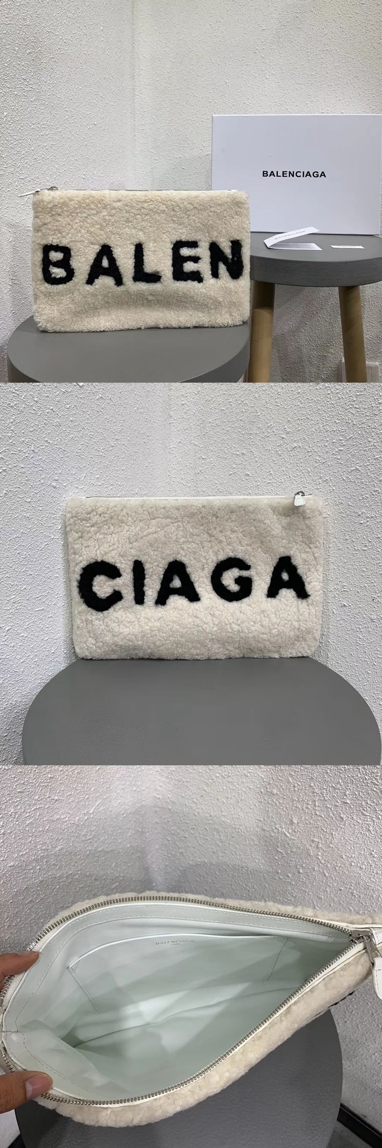 [BALENCIAGA]발렌시아가 클러치 34cm-4