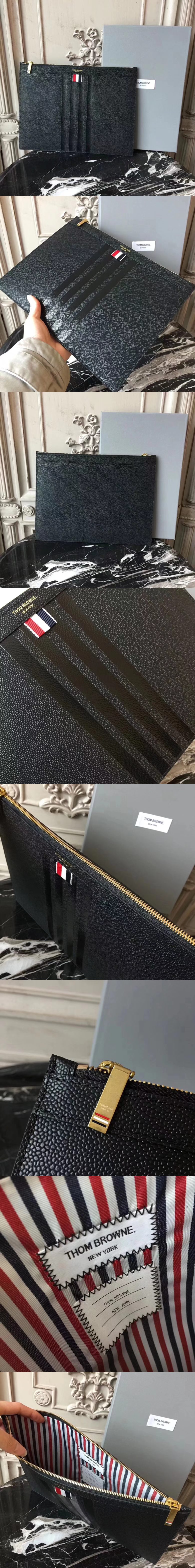 [Thom Browne]톰브라운 클러치 33cm
