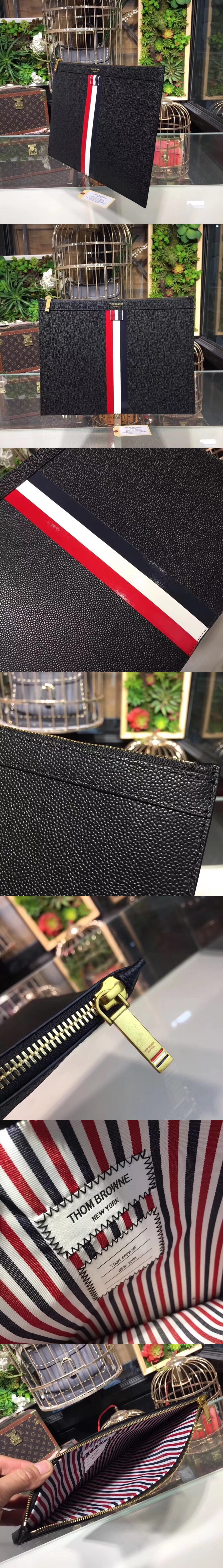 [Thom Browne]톰브라운 클러치 33cm-2