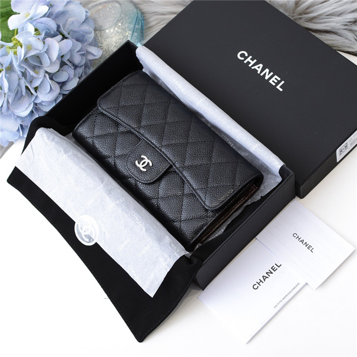 CHANEL 샤넬 캐비어 장지갑 19CM AS90812 2020/신상