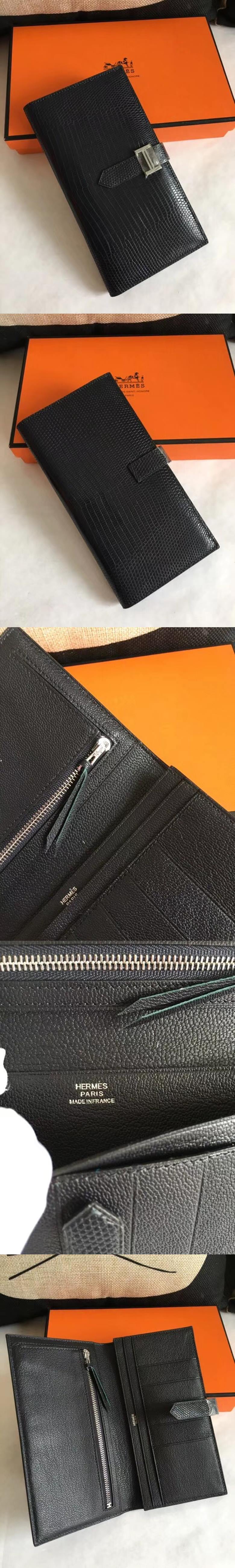 [HERMES]에르메스 베안 장지갑 스네이크-40