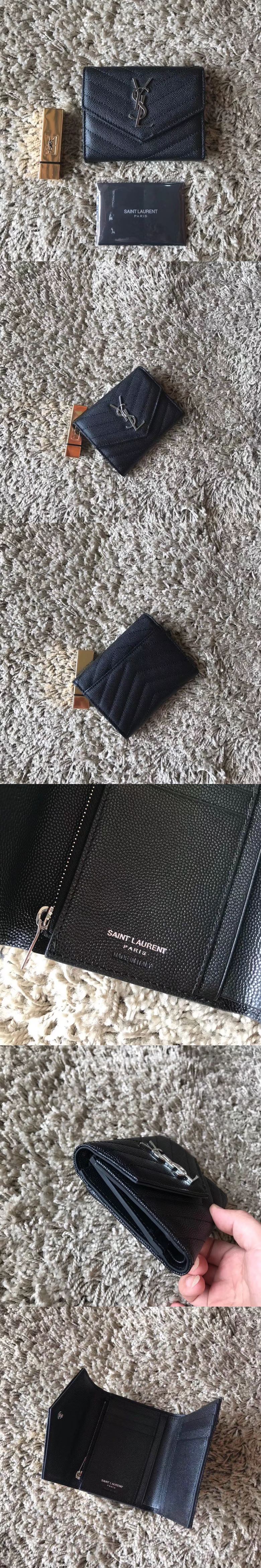  Yves Saint Laurent 입생로랑 컴팩트 트리폴드 반지갑 403943-1