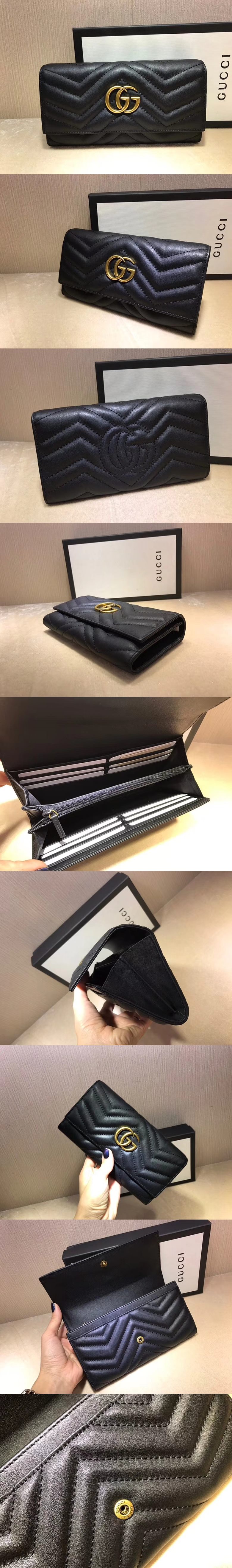  GUCCI 구찌 마몬트 장지갑 443436-4