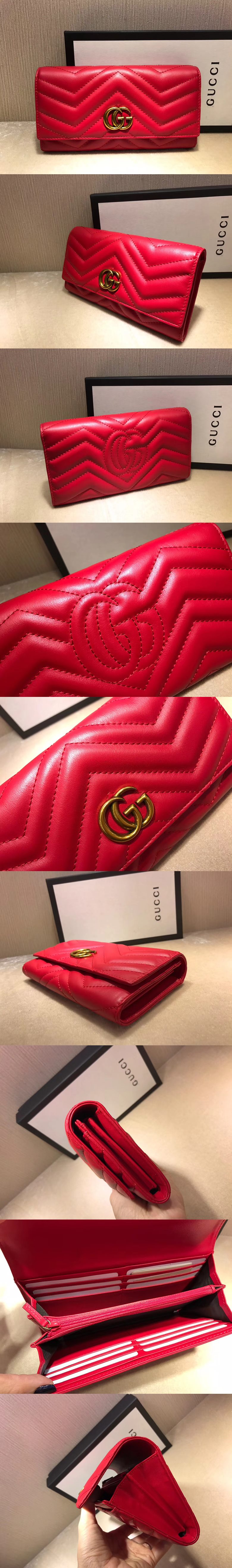 [GUCCI]구찌 마몬트 장지갑 443436-5