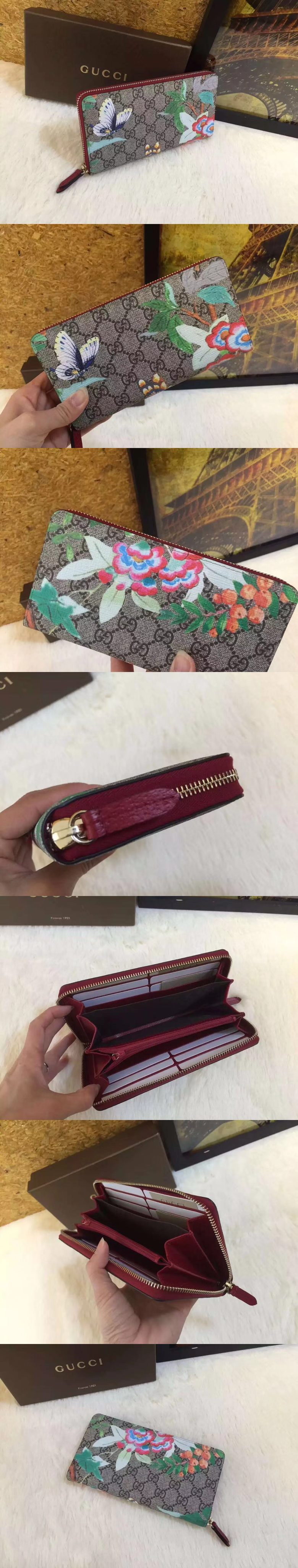 [GUCCI]구찌 지퍼 장지갑 424893-1