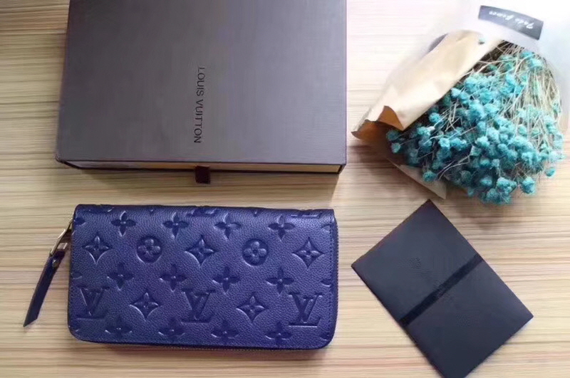 Louis Vuitton 루이비통 여성용 앙프렝뜨 지퍼월릿 네이비