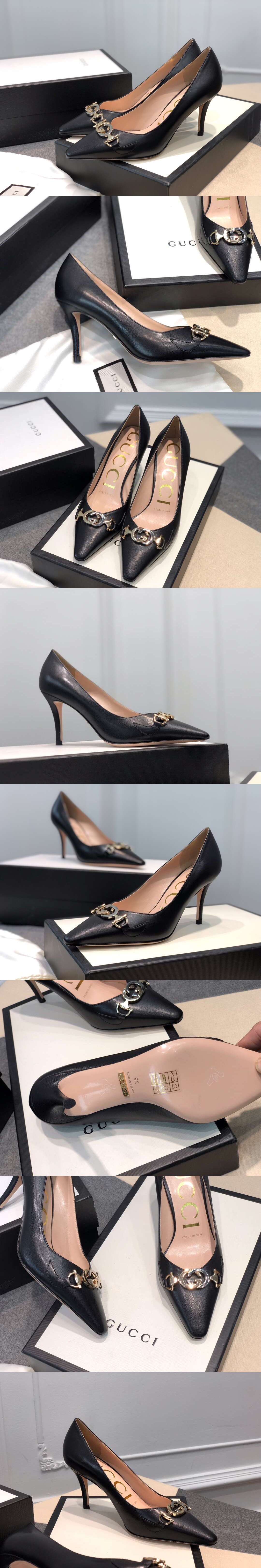 구찌 주미 펌프스 7.5cm N0003-1