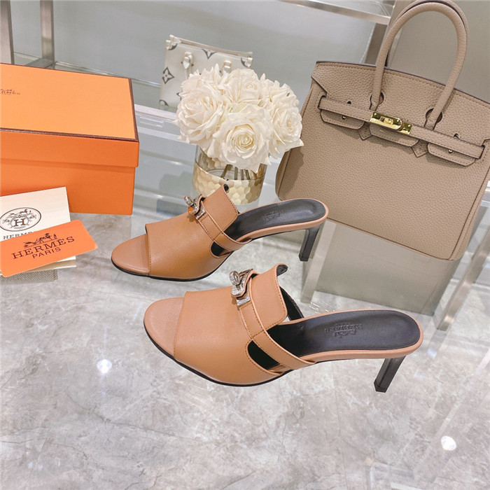 HERMES 에르메스 여성용 뮬 샌들 (힐높이6.5CM) H30020
