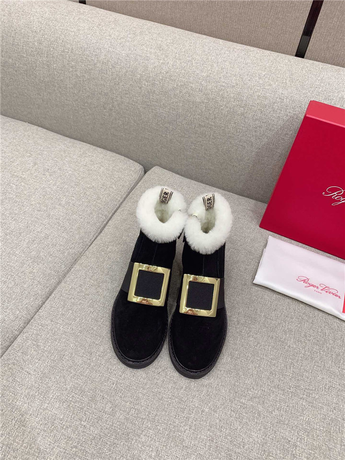 ROGER VIVIER 로저비비에 여성용 털 부츠 R89088