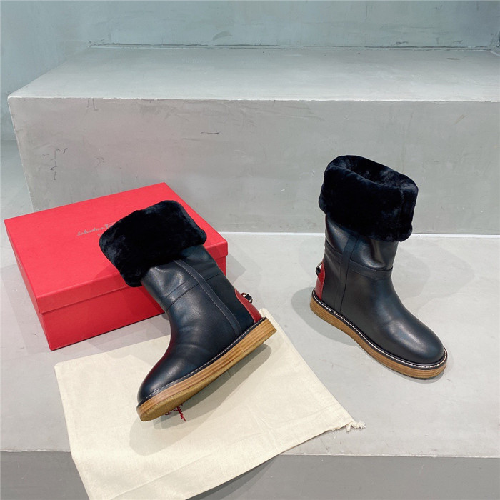 Ferragamo  페레가모 여성용 털부츠 F93778-2 /신상