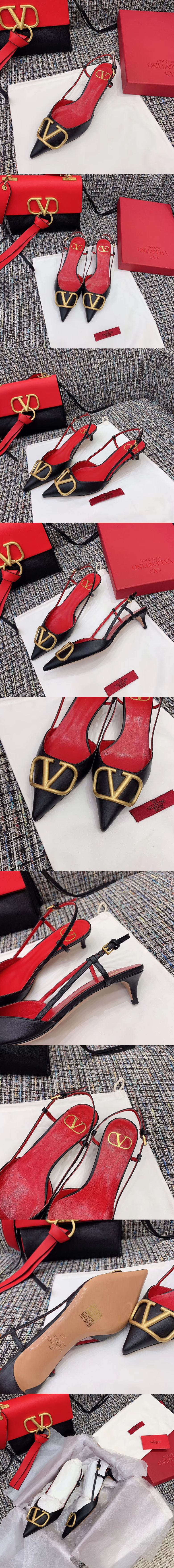 발렌티노 VRING 브이링 슬링백 4cm M2762-3