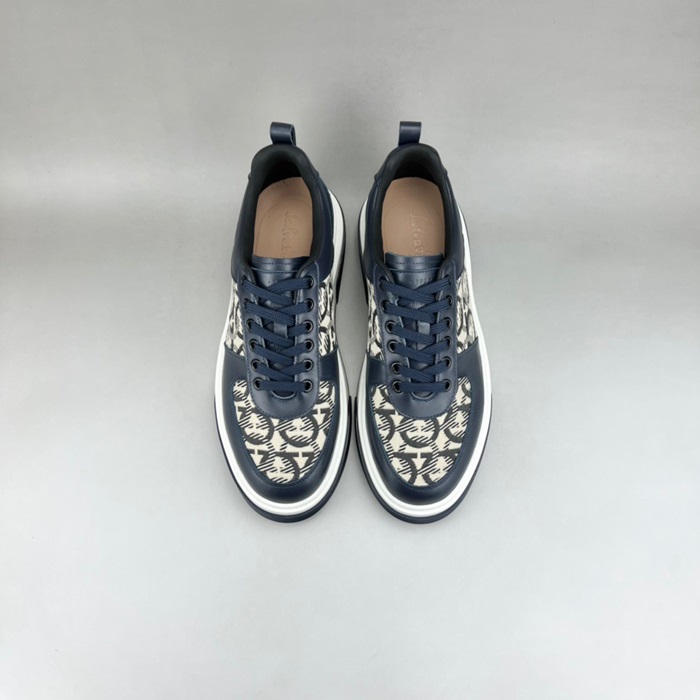 Ferragamo 페라가모 남성 네이비 스니커즈 fer369x