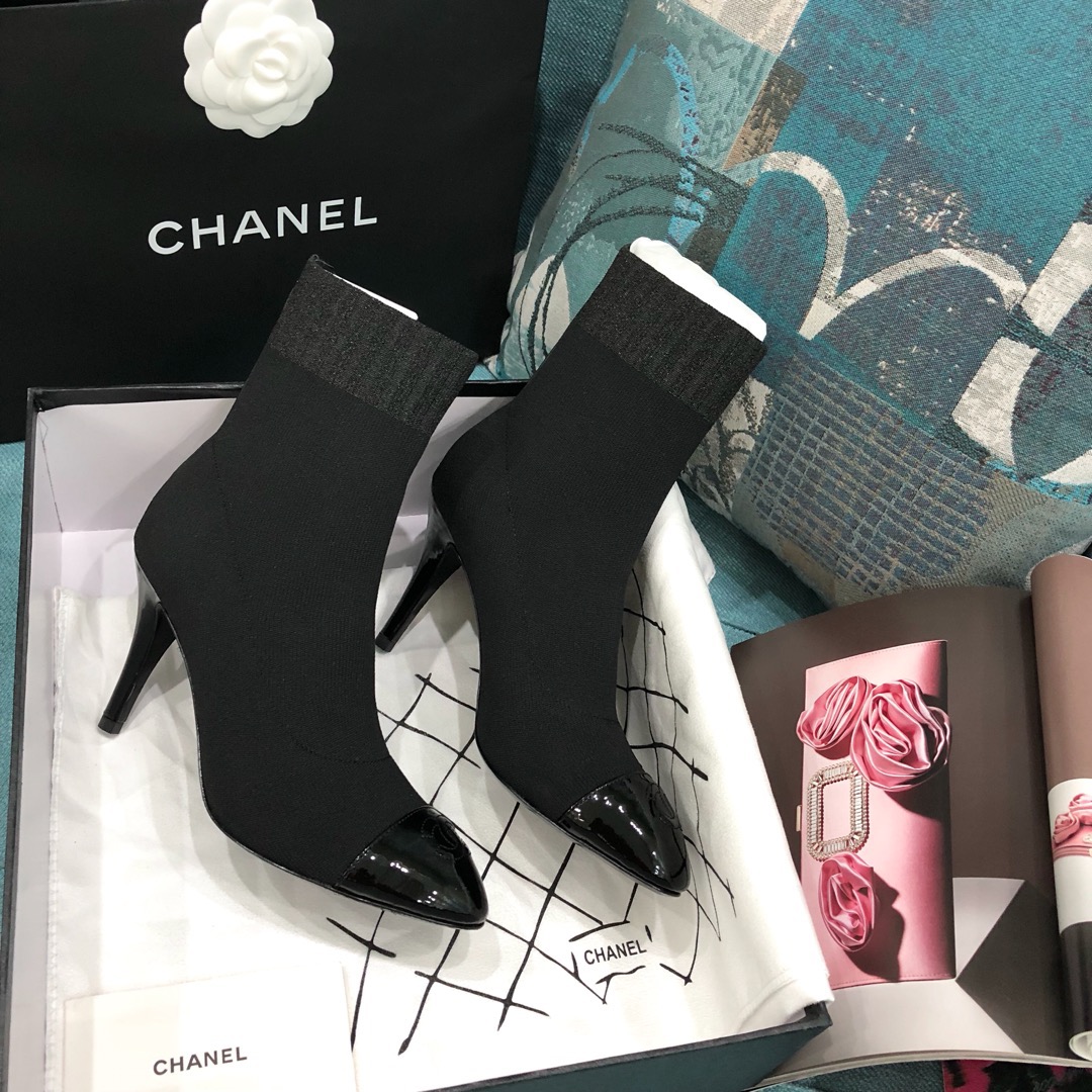 Chanel 샤넬 부츠 봄신상 굽높이8.5CM (250사이즈 주문제작)