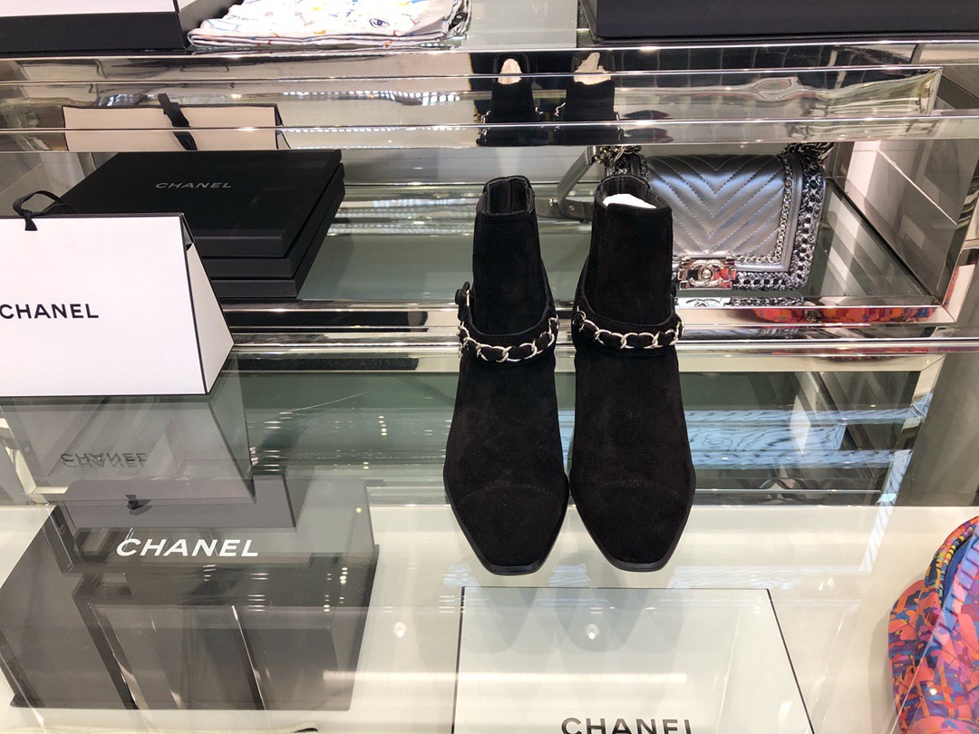 샤넬 부츠 굽높이5CM