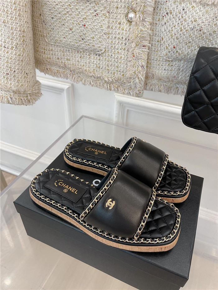 Chanel 샤넬 여성용 슬리퍼 C64100