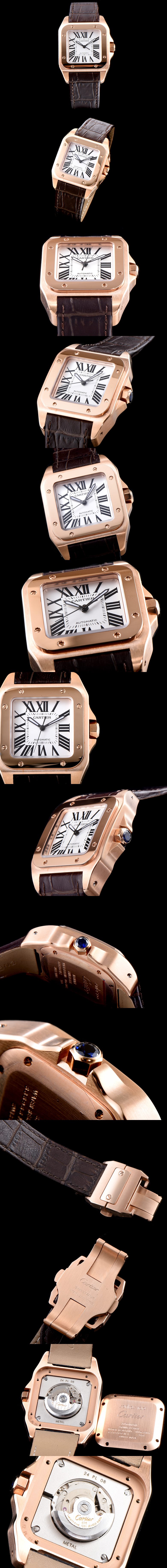 [Cartier]까르띠에 산토스 34mm-11 W20108Y1