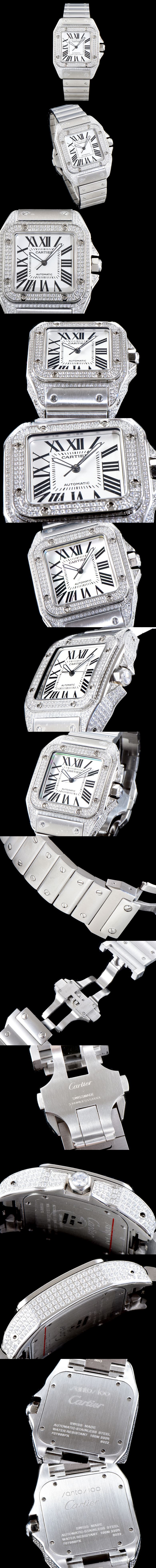 [Cartier]까르띠에 산토스 38mm WM505014-3