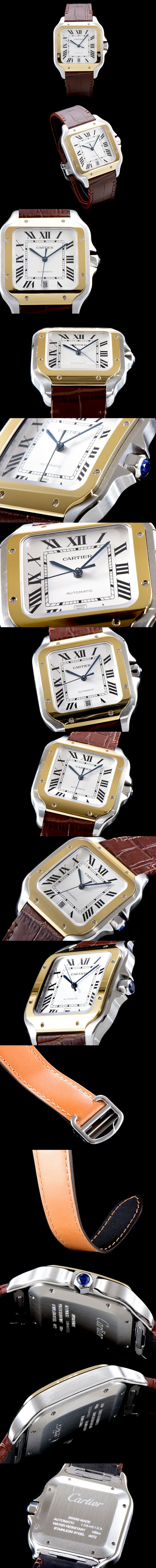 [Cartier]까르띠에 산토스 40mm-13 수정형 W2SA0006