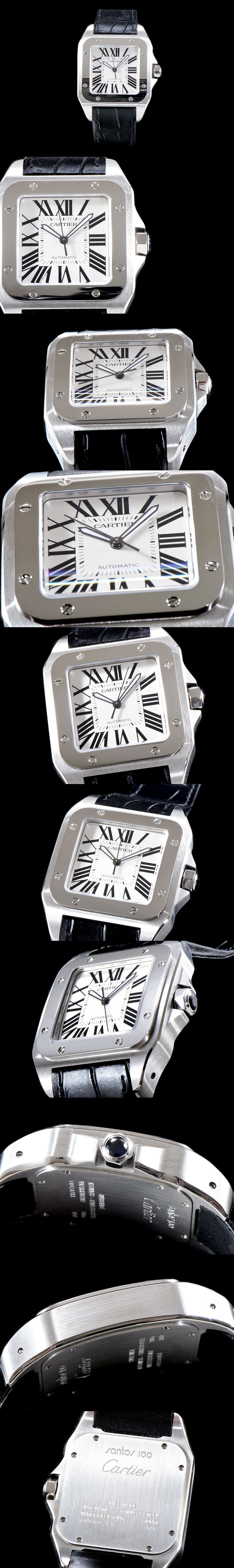 [Cartier]까르띠에 산토스 남성용-8 수정형 W20106X8