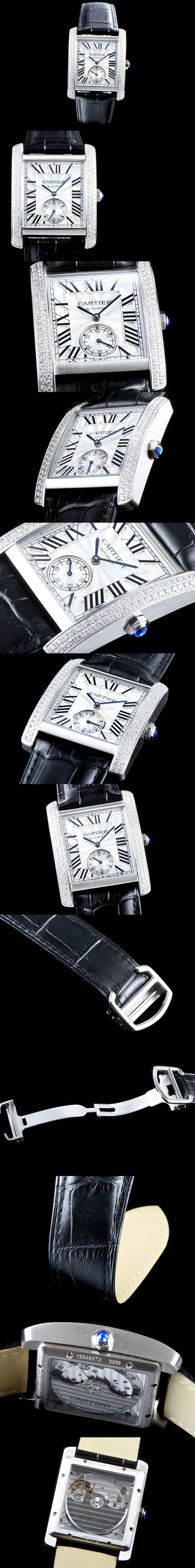 [Cartier]까르띠에 탱크 남성용 44mm-57 W5330003