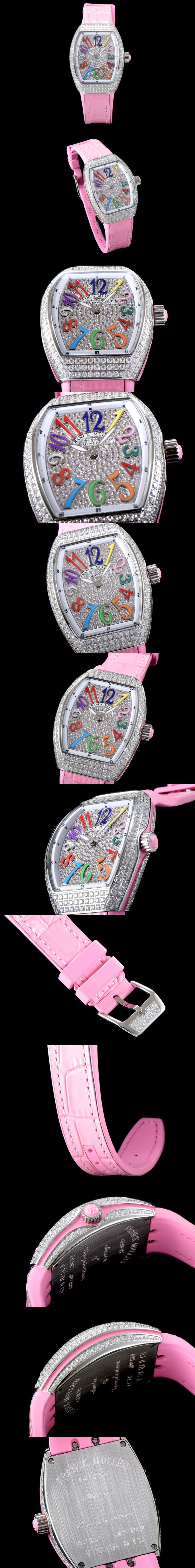 [FRANCK MULLER]프랭크뮬러 카사블랑카-35 쿼츠 컬러드림 7502 QZD