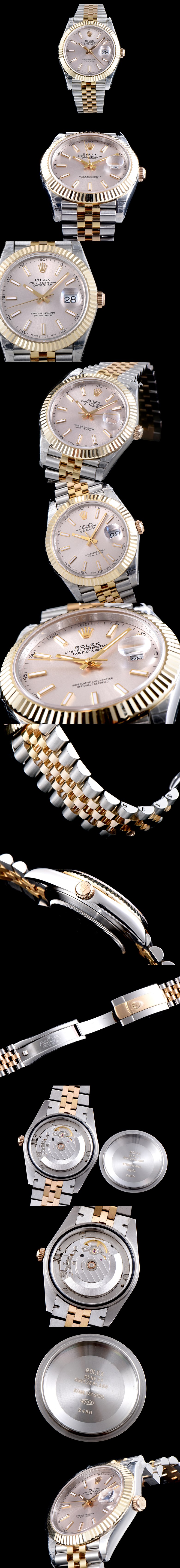 ROLEX 로렉스 데이저스트2-32 41mm 126333 18k 포금