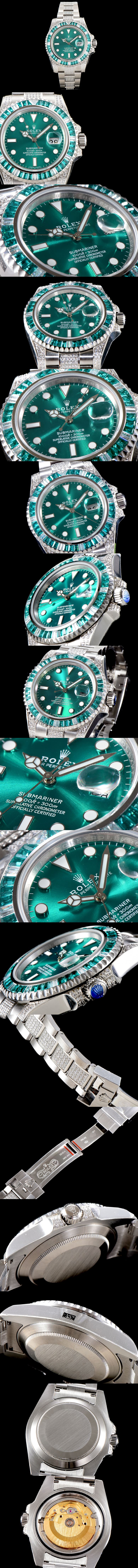 [ROLEX]로렉스 서브마리너 다이아 116610LV-97200