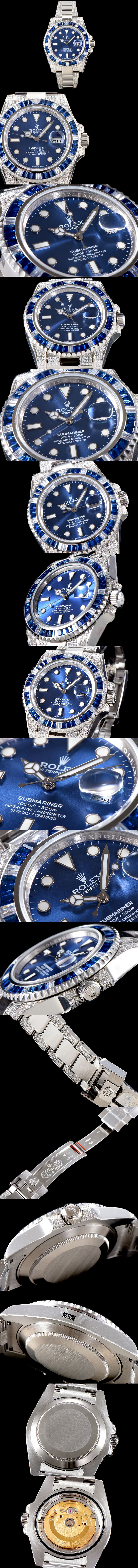 [ROLEX]로렉스 서브마리너 다이아 116619LB-97209