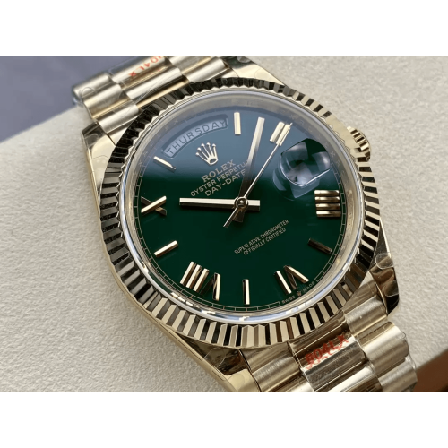 ROLEX 로렉스 데이데이트 녹판 금통 40mm 228238