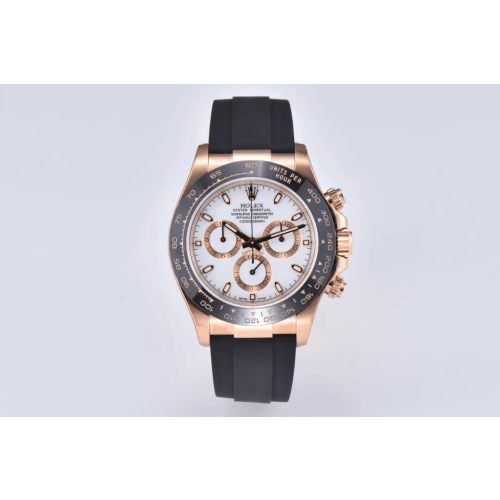 ROLEX 로렉스 데이토나 크로노그래프 흰판 러버밴드 116515