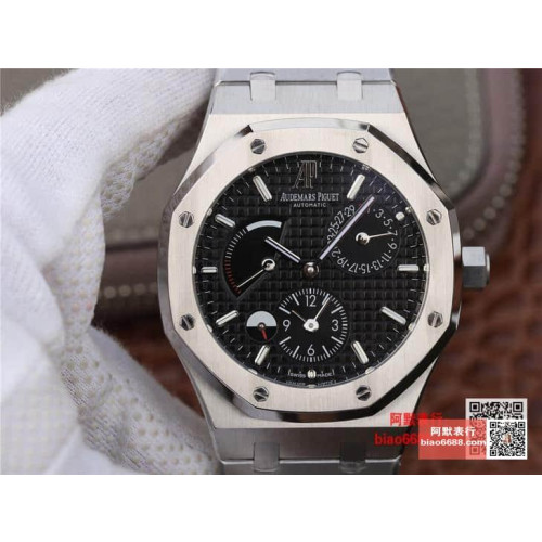 AUDEMARS PIGUET  오데마피게 로얄오크 스틸 블랙다이얼