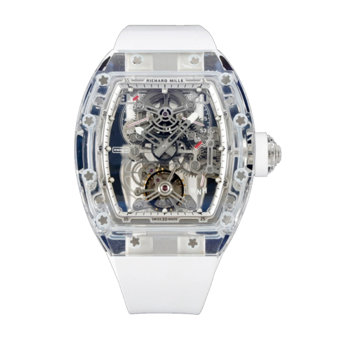 RICHARD MILLE 리차드밀 투명 사파이어 케이스 러버밴드 RM56-01 (2color)