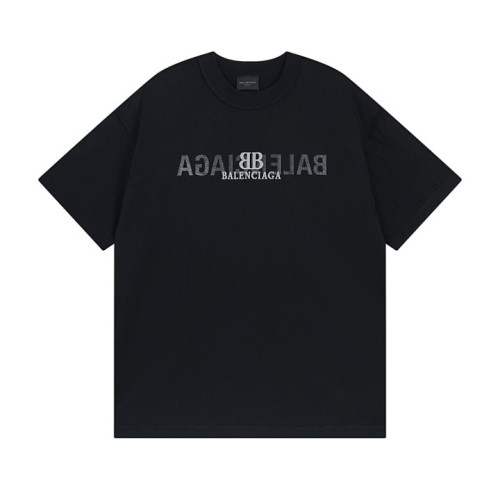 BALENCIAGA 발렌시아가  23138 BB 그래픽 리버스 로고 반팔